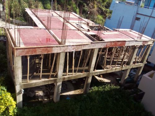 Nepal Schule im Bau